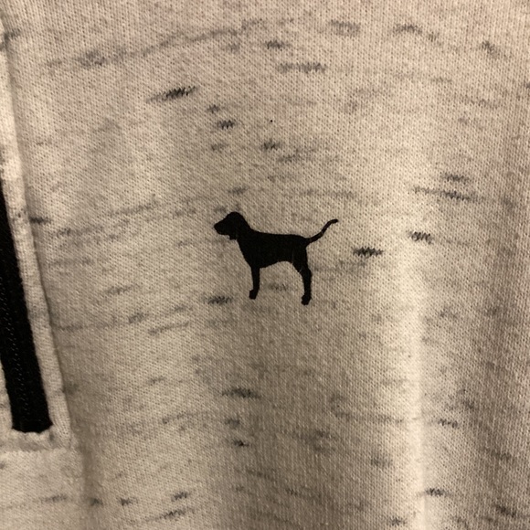 Pink VS partial zip pullover size S/P - Picture 2 of 7